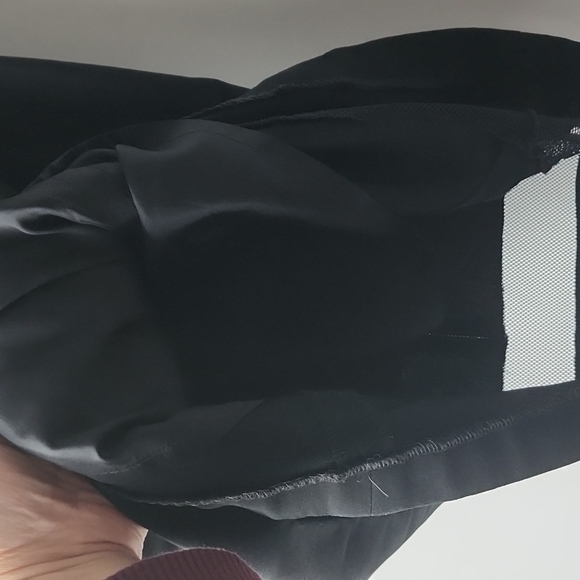 Vintage Versus Versace Mesh Hem Viscose Cocktail Shift Dress - Picture 4 of 6